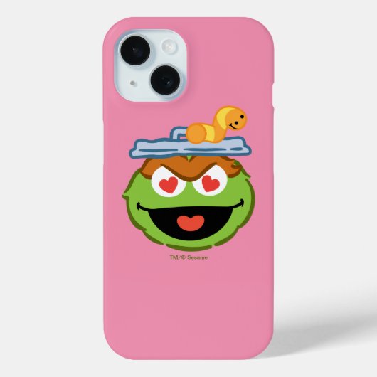Oscar Smiling Face with Heart Shaped Eyes Case-Mate iPhone Case (Achterkant)