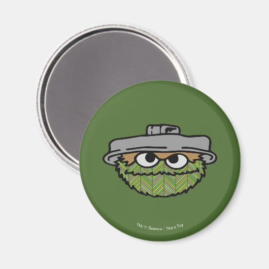 Oscar the Grouch | 80's Throwback Magneet (Voorkant / Achterkant)