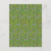 Oscar the Grouch | 80's Throwback Pattern Briefkaart (Voorkant)