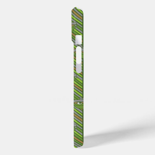 Oscar the Grouch | 80's Throwback Pattern Case-Mate iPhone Case (Achterkant / Links)