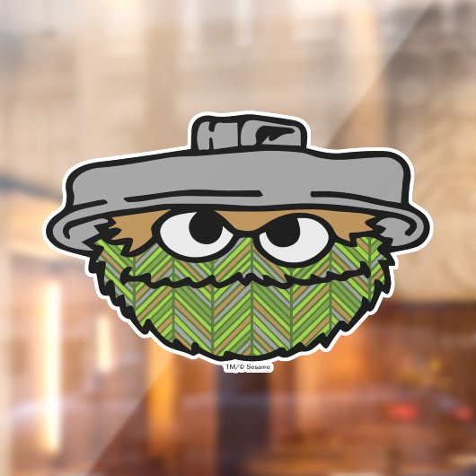 Oscar the Grouch | 80's Throwback Raamsticker (Vel 2)
