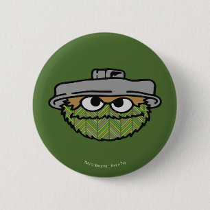 Oscar the Grouch 80's Throwback Ronde Button 5,7 Cm