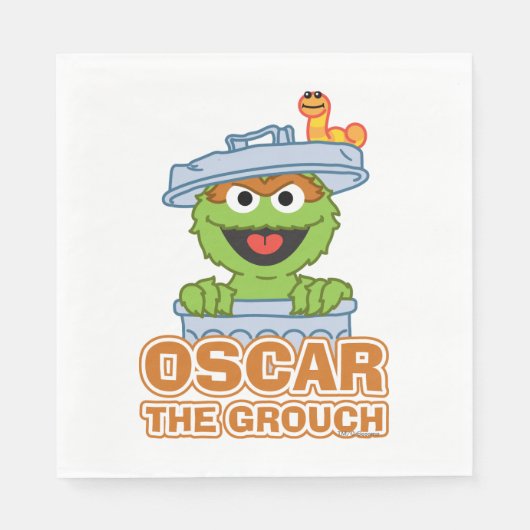 Oscar the Grouch Classic Style Servetten (Voorkant)