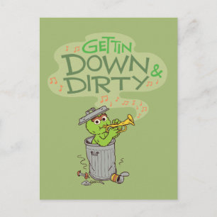 Oscar the Grouch Downdown & Dirty Briefkaart