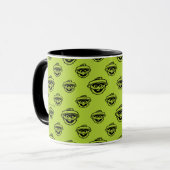 Oscar the Grouch Green Pattern Mok (Voorkant links)