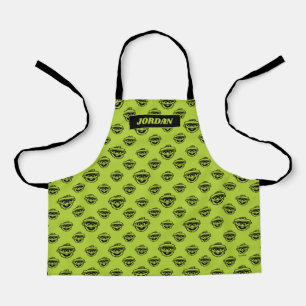 Oscar the Grouch Green Pattern Schort