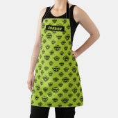 Oscar the Grouch Green Pattern Schort (Insitu)