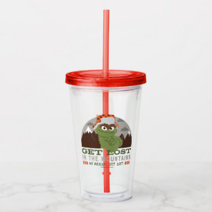 Oscar The Grouch Grote buitendeuren Acryl Drinkbeker