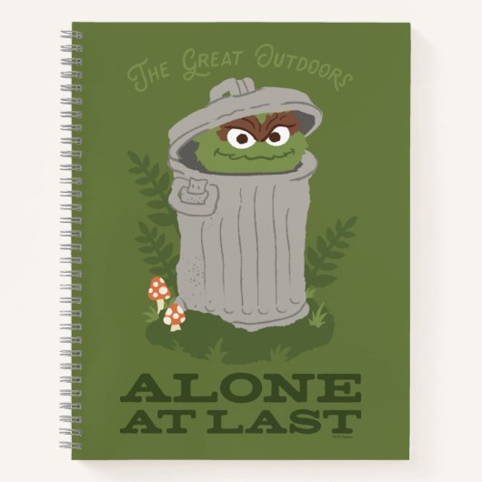 Oscar The Grouch | Grote buitendeuren Notitieboek (Voorkant)