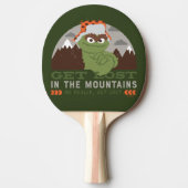 Oscar The Grouch | Grote buitendeuren Tafeltennisbatje (Voorkant)