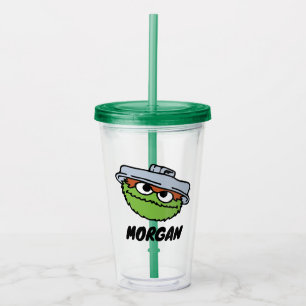 Oscar the Grouch I Voel Grouchy Jouw namen toe Acryl Drinkbeker