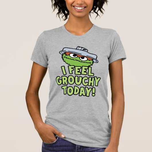 Oscar the Grouch | Ik voel me vandaag verrukt. T-shirt (Voorkant)