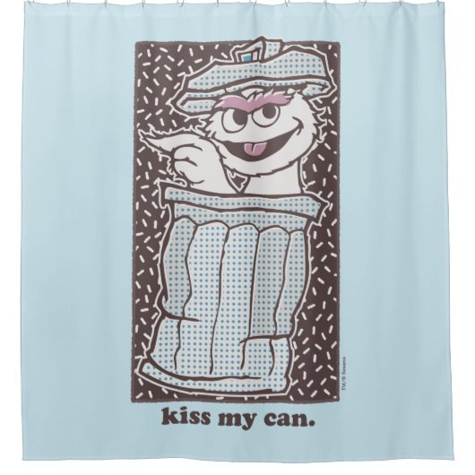 Oscar the Grouch | Kus My Can Douchegordijn (Voorkant)