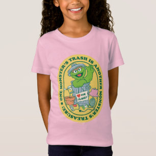 Oscar the Grouch Monster Treasure Badge T-shirt