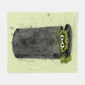 Oscar the Grouch | Ontwikkeling Waterverf Fleece Deken (Voorkant (Horizontaal))
