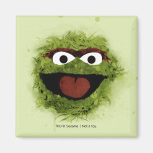 Oscar the Grouch Ontwikkeling Waterverf Magneet