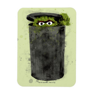 Oscar the Grouch Ontwikkeling Waterverf Magneet