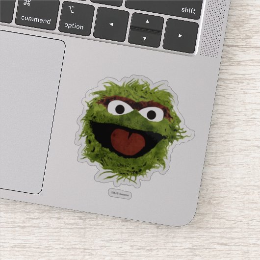 Oscar the Grouch | Ontwikkeling Waterverf Sticker (Detail)