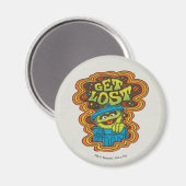 Oscar the Grouch | Psychedelic Magneet (Voorkant / Achterkant)