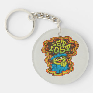 Oscar the Grouch Psychedelic Sleutelhanger