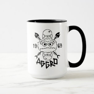 Oscar the Grouch Schaats Logo - Aggro 1969 Mok