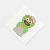 Oscar the Grouch Wool Style Servetten (Hoek)