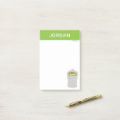 Oscar the Grouch & z'n vuilnisbak | Jouw namen toe Post-it® Notes (Op bureau)