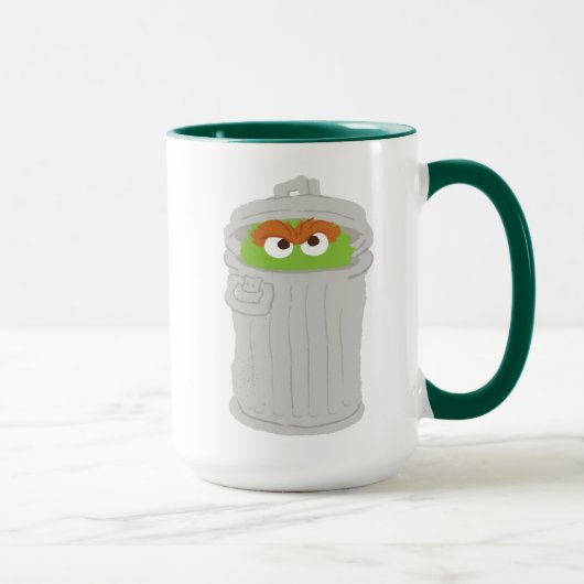 Oscar the Grouch & z'n vuilnisbak Mok (Rechts)