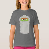 Oscar the Grouch & z'n vuilnisbak T-shirt (Voorkant)