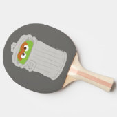 Oscar the Grouch & z'n vuilnisbak Tafeltennisbatje (Zijkant)