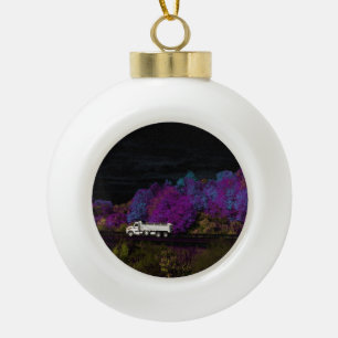 oscar verlaat het feest keramische bal ornament