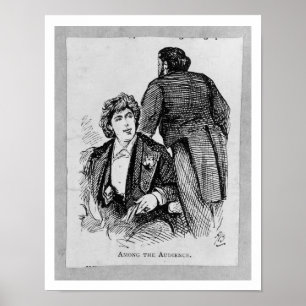 Oscar Wilde (1854-1900) Van het Publiek (grav) Poster