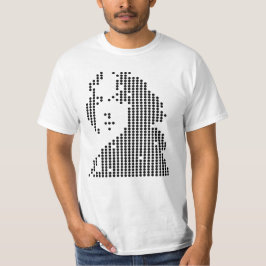 oscar wilde geometric portrait t-shirt