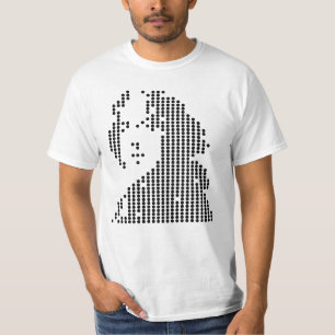 oscar wilde geometrische portret t-shirt