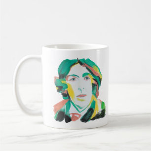 Oscar Wilde Portret met aangepaste tekst boekenl Koffiemok