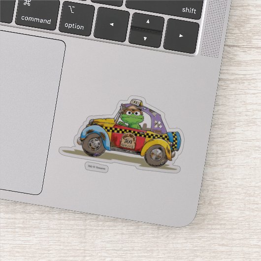  Oscar's Taxi Service Sticker (Detail)