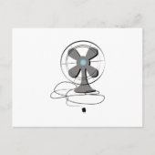 Oscillerende ventilator briefkaart (Voorkant)