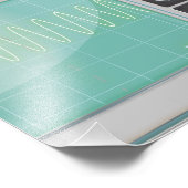 Oscilloscoop Foto Afdruk (Hoek)