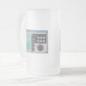 oscilloscoop matglas bierpul (Voorkant links)