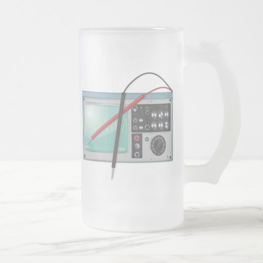 oscilloscoop matglas bierpul (Rechts)