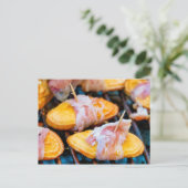 Oscypek met bacon briefkaart (Staand voorkant)