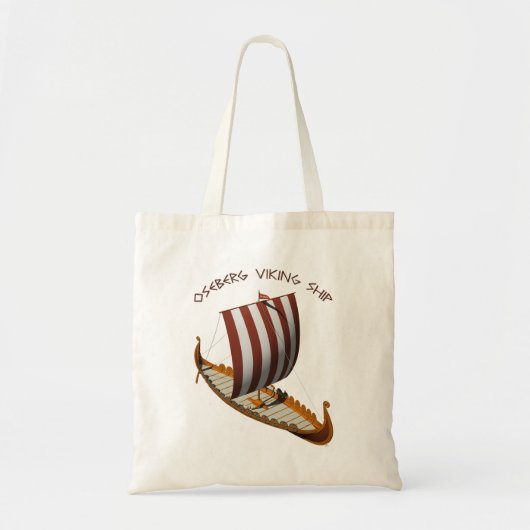 Oseberg Viking Ship Tote Bag (Voorkant)