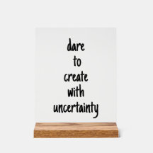 Oser Créer Un Signal Acrylique