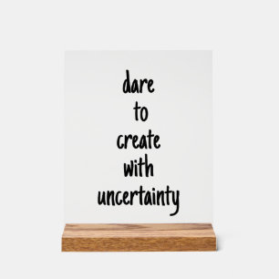 Oser Créer Un Signal Acrylique