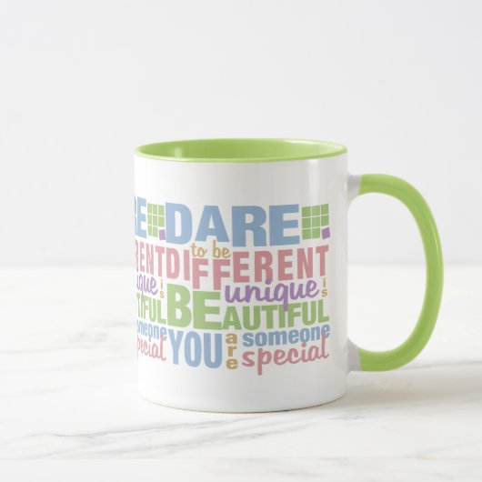 Oser être différent tasses - choisir style & coule (Droite)