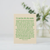 Oser grandement - Carte postale (Debout devant)