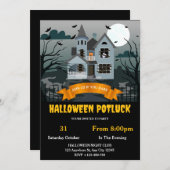 Oser Invitation de la fête d'Halloween (Devant / Derrière)