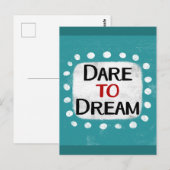 Oser rêver carte postale (Devant / Derrière)