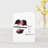 Osez être différent, juste parce que la carte (Fleur jaune)