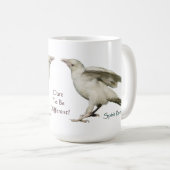 OSEZ ÊTRE DIFFÉRENTS ! Rare White Raven Photo Mug (Devant droit)